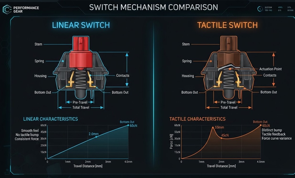 Linear vs Tactile: Picking Your First Switch