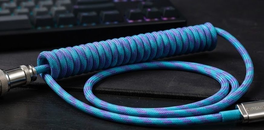 Coiled Aviator Cable — detail view