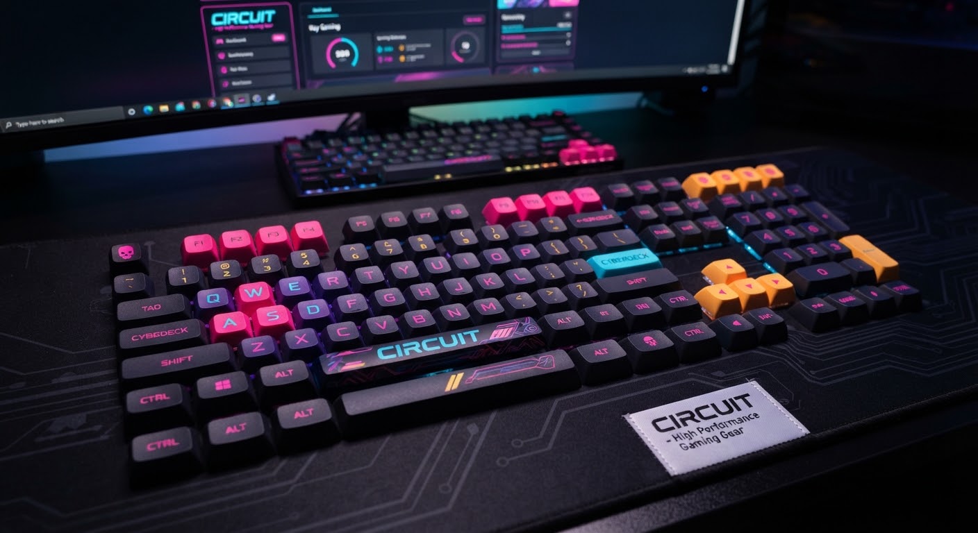 Neon Dye-Sub Set — Keycaps